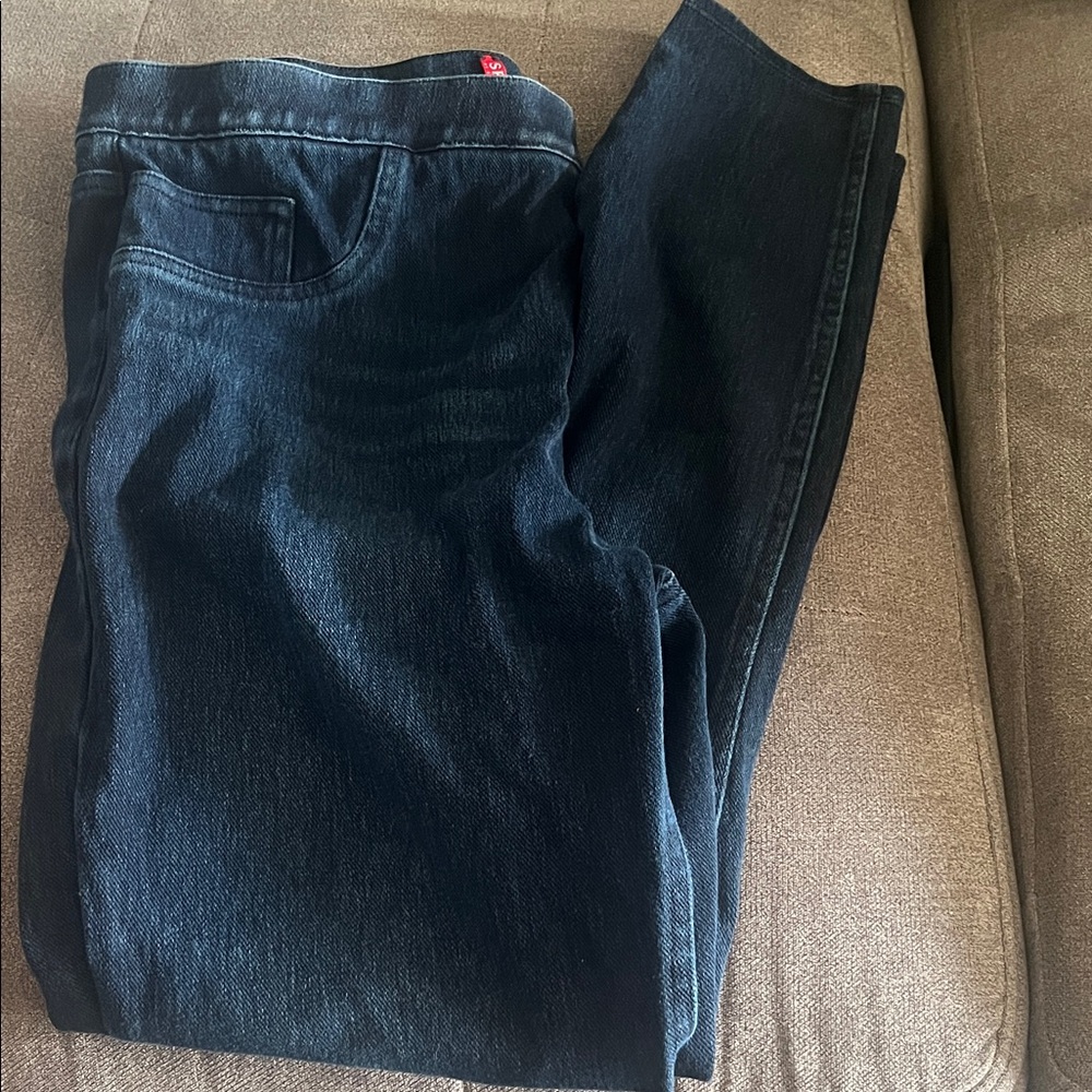SPANX Women’s Dark Blue Straight Jeans